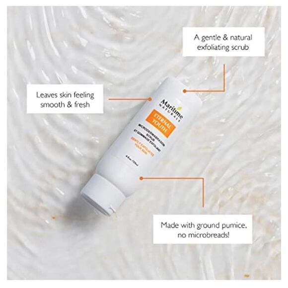 𝅺⭐️MARITIME Naturals Microdermabrasion Scrub Cream Eternal Youth⭐️ - Picture 3 of 6
